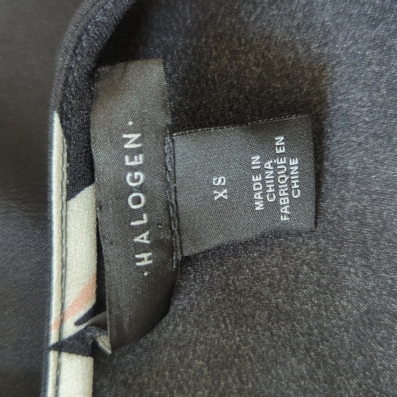 Halogen Floral Long sleeve Floral Black Dress - Picture 6 of 7